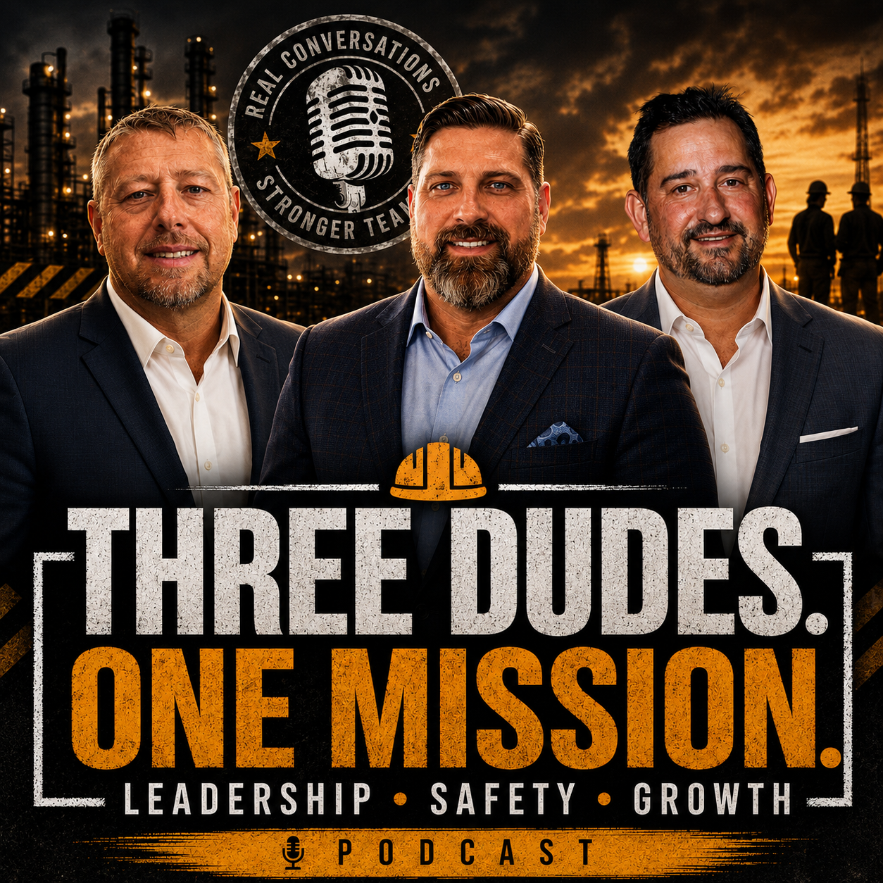 Three Dudes One Mission podcast artwork